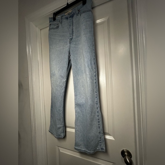 Levi's Ribcage Straight Ankle Light Blue Women's Jeans-27" - Picture 3 of 7